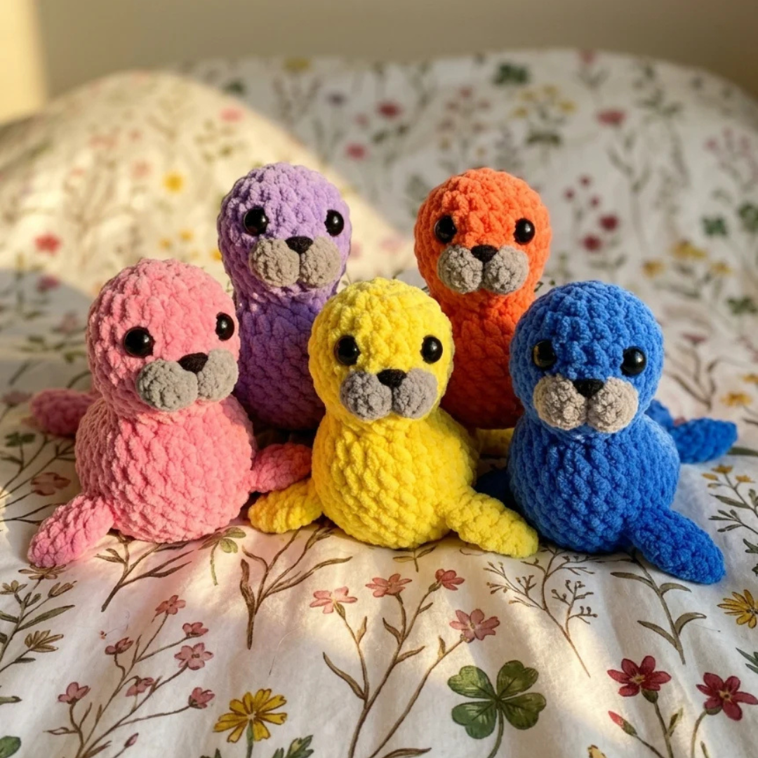 9 Best-Loved Amigurumi Patterns, One Bundle 💕 Make a Whole Plushie Family